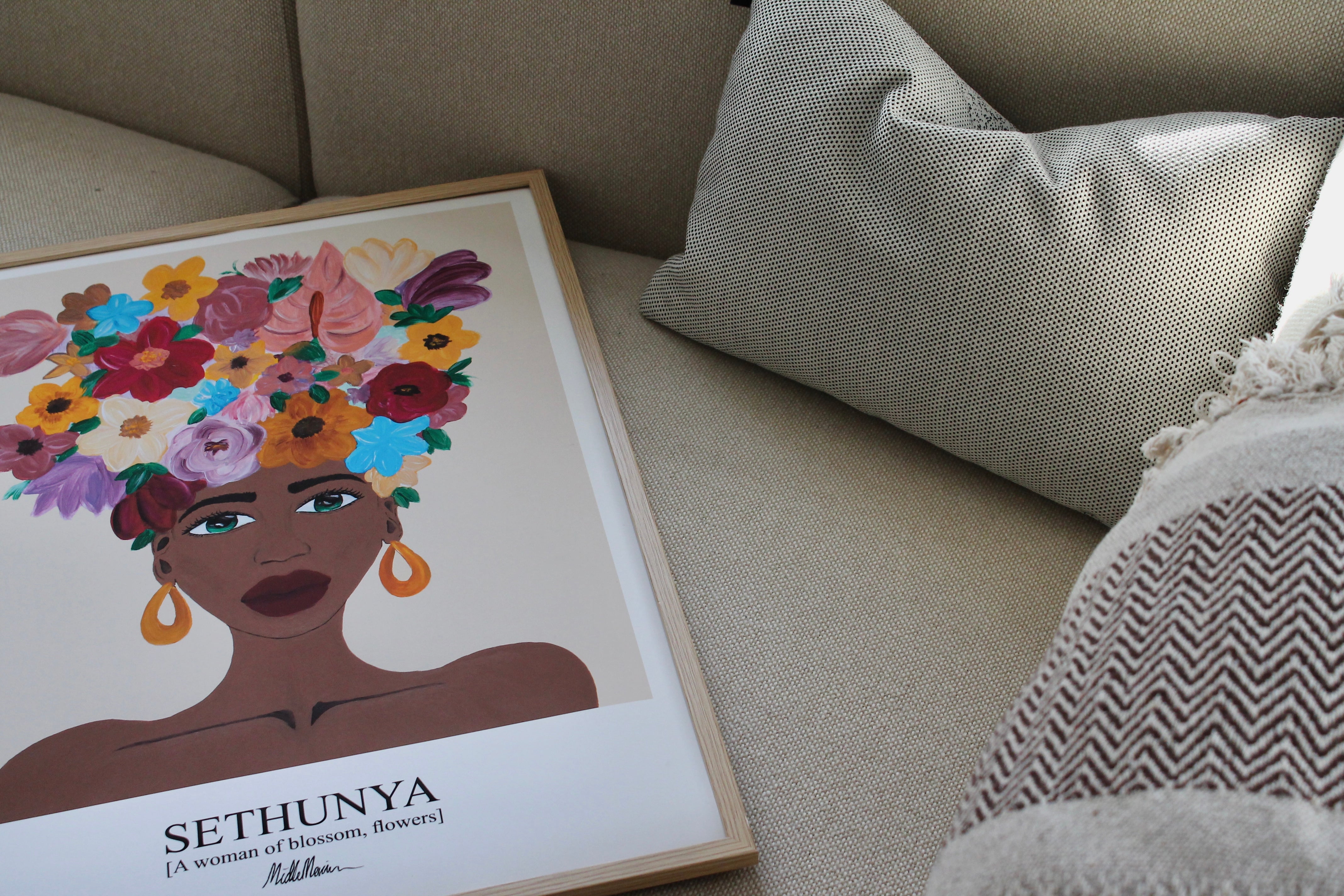 Morais Artworks Sethunya plakat - Warm